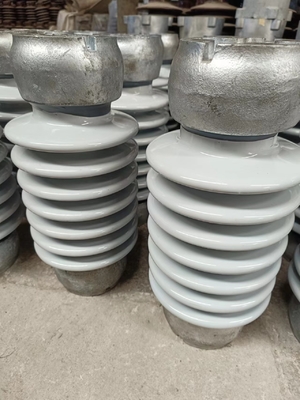 ANSI TR-208 সলিড কোর স্টেশন পোস্ট ইনসুলেটর হালকা ধূসর চকচকে কাস্টমাইজড সাইজ