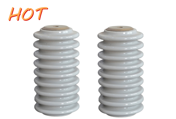এএনএসআই 13.3kN 14.4kV চীনামাটির বাসন উচ্চ ভোল্টেজ স্ট্যান্ডঅফ ইনসুলেটর