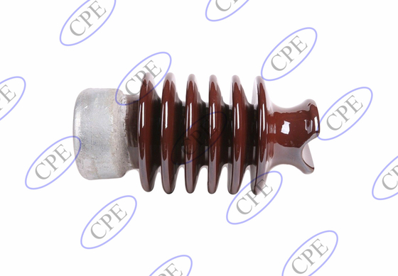 এফ নেক এএনএসআই 57-2 305 মিমি উচ্চতা চীনামাটির বাসন বৈদ্যুতিক ইনসুলেটরগুলি