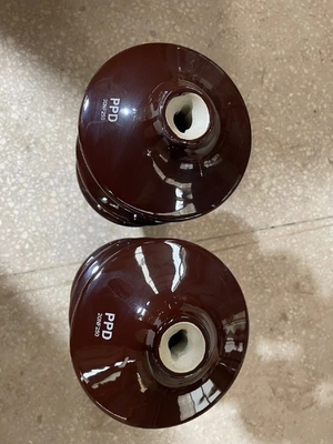 DIN42531 চীনামাটির বাসন C-110 পাওয়ার ট্রান্সফরমার বুশিং ব্রাউন গ্লাজড OEM