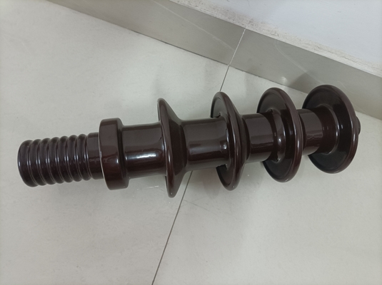 DIN 30NF250 ট্রান্সফরমার চীনামাটির বাসন বুশিং ব্রাউন গ্লাসযুক্ত 485 মিমি উচ্চতা