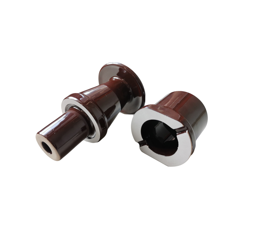 DIN 42539 OEM 3KV চীনামাটির বাসন পাওয়ার লাইন ইনসুলেটরগুলি