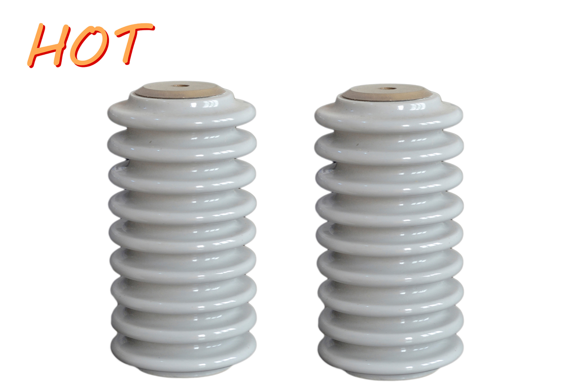 এএনএসআই 13.3kN 14.4kV চীনামাটির বাসন উচ্চ ভোল্টেজ স্ট্যান্ডঅফ ইনসুলেটর