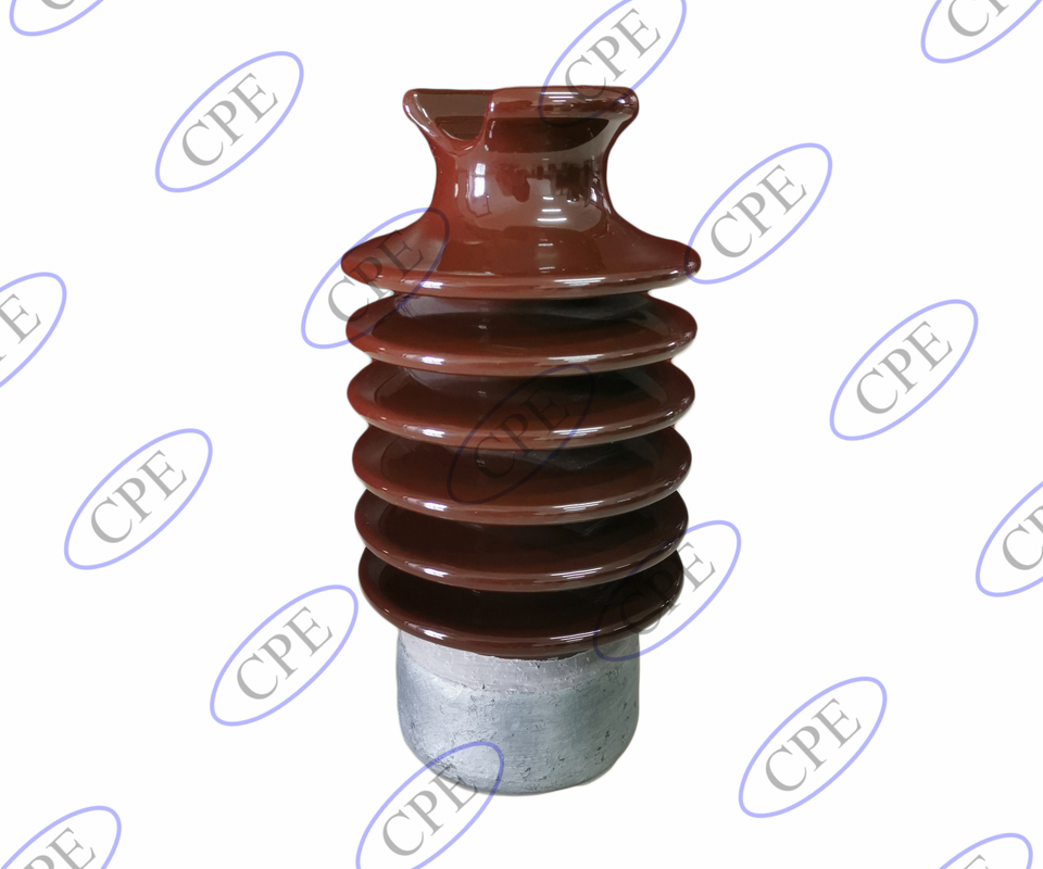 এফ নেক এএনএসআই 57-2 305 মিমি উচ্চতা চীনামাটির বাসন বৈদ্যুতিক ইনসুলেটরগুলি