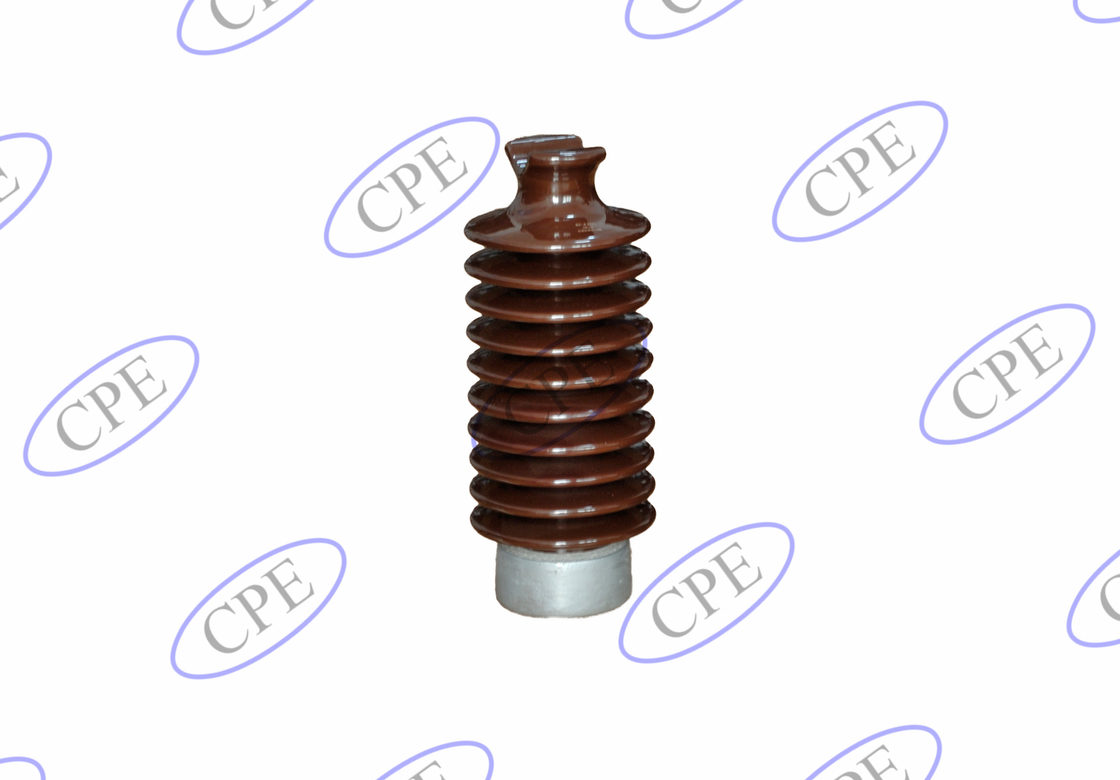 এএনএসআই 57-6 12.5kN অনুভূমিক ব্রাউন পোরস্লেইন পোস্ট ইনসুলেটর