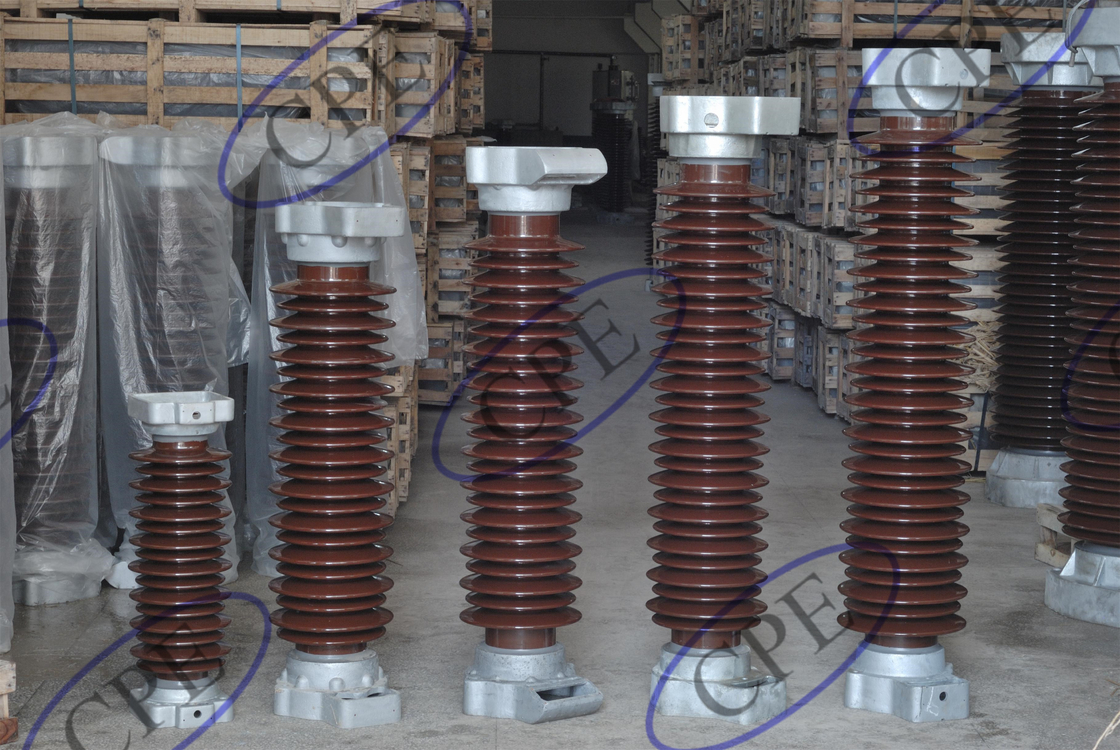 গ্লাসড লাইটনিং অ্যারেস্টার ইনসুলেটর 66kV সার্জ অ্যারেস্টার