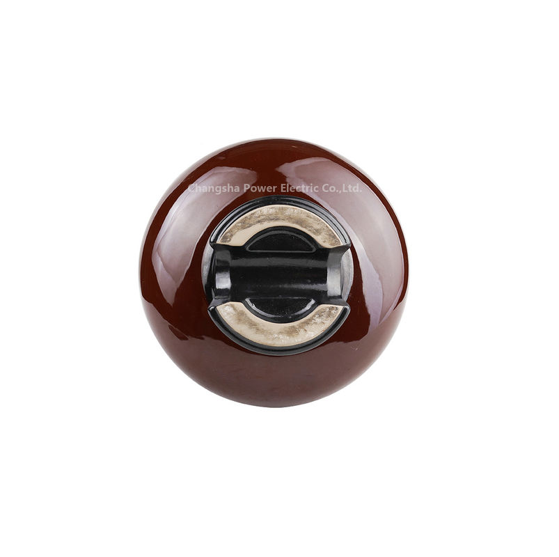 উচ্চ ভোল্টেজ পিন টাইপ চীনামাটির বাসন অন্তরক OEM ANSI 56-3