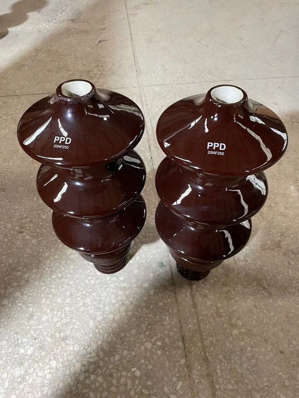 ব্রাউন চীনামাটির বাসন C-110 উচ্চ ভোল্টেজ ট্রান্সফরমার বুশিং / OEM