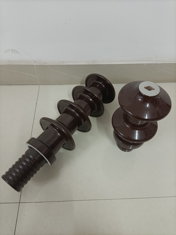 DIN 30NF250 ট্রান্সফরমার চীনামাটির বাসন বুশিং ব্রাউন গ্লাসযুক্ত 485 মিমি উচ্চতা